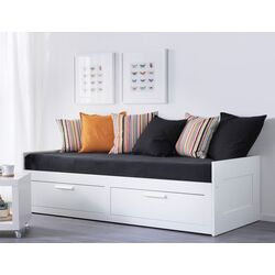 Pat Ikea Brimnes Afjall 80x200 (Alb/Ferma)