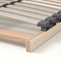 Pat Ikea Brimnes Lonset cu depozitare 140x200 (Alb) Thumb