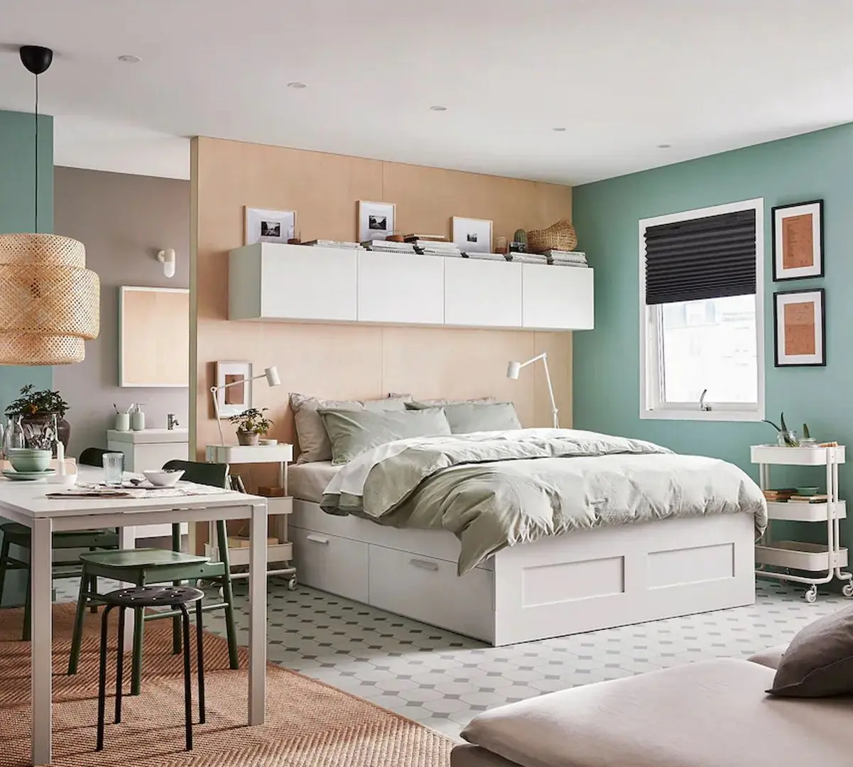 Pat Ikea Brimnes Luroy 160x200 (Alb)