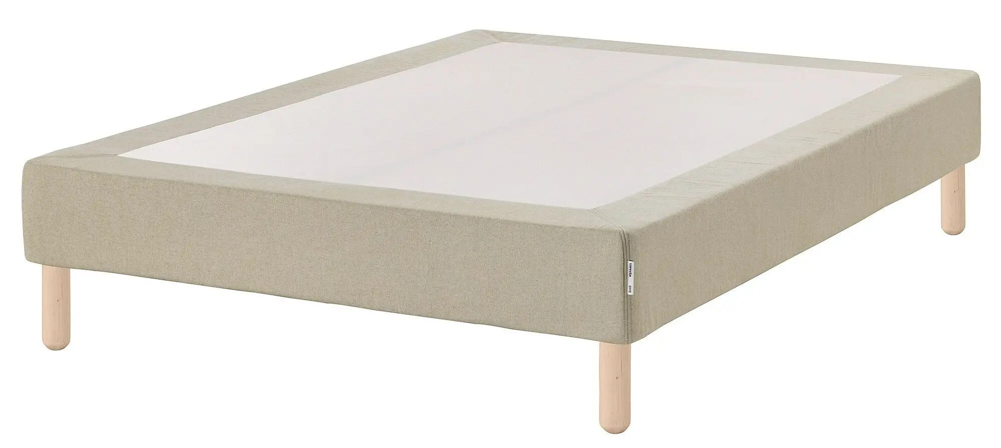 Pat Ikea Espevar + saltea cu arcuri Batsfjord 20cm 140x200 (Natur)