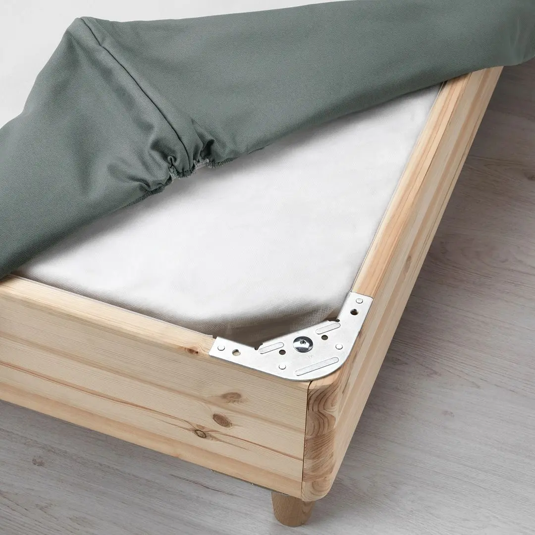 Pat Ikea Espevar + saltea cu arcuri Bjorli 20cm 140x200 (Gri inchis) - 2