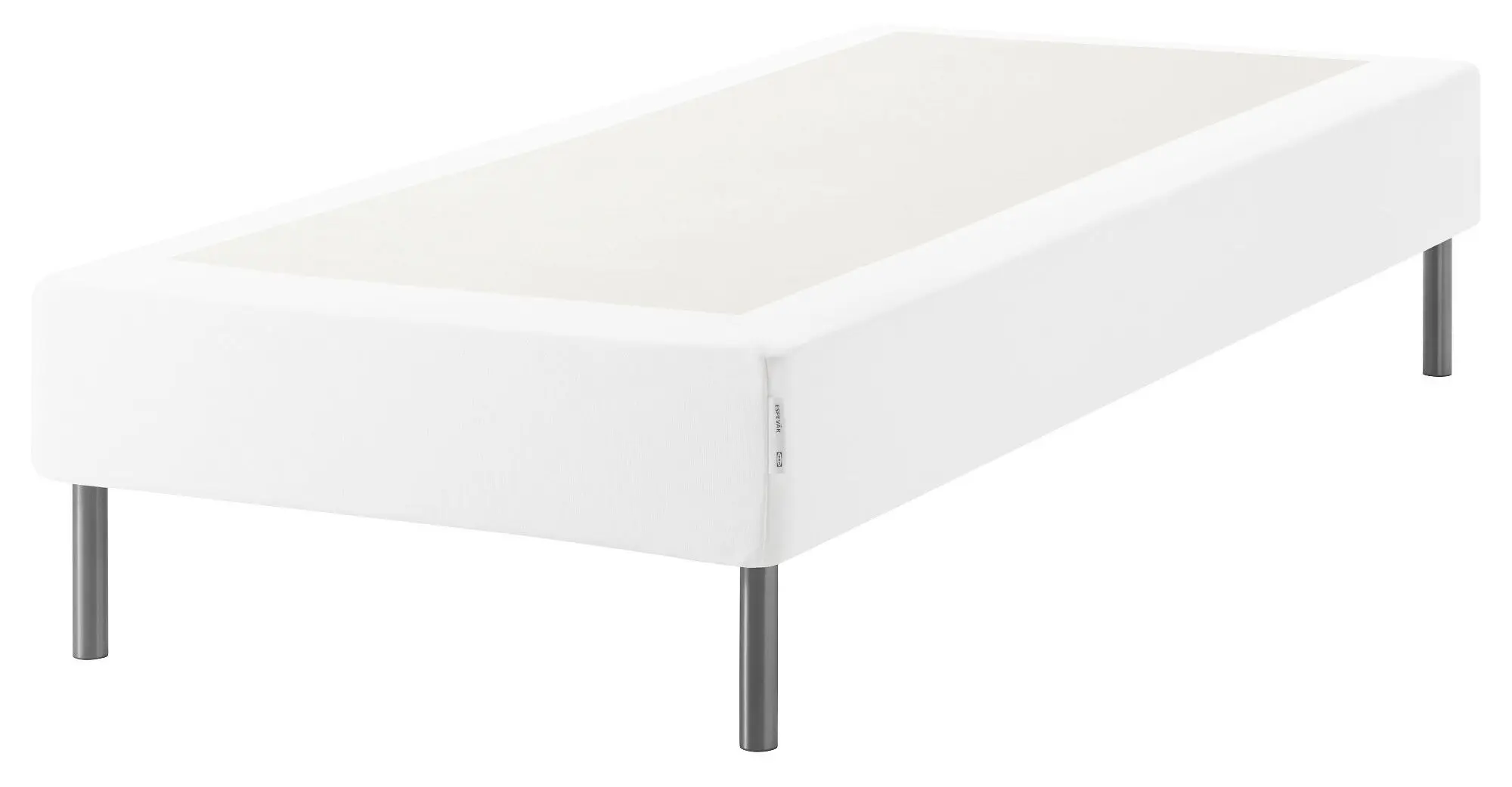 Pat Ikea Espevar + saltea cu arcuri Bjorli 20cm 90x200 (Alb)