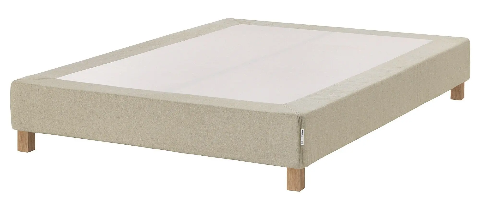 Pat Ikea Espevar + saltea cu arcuri Burfjord 10cm 140x200 (Natur)