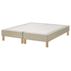 Pat Ikea Espevar + saltea cu arcuri Burfjord 20cm 160x200 (Natur) Thumb