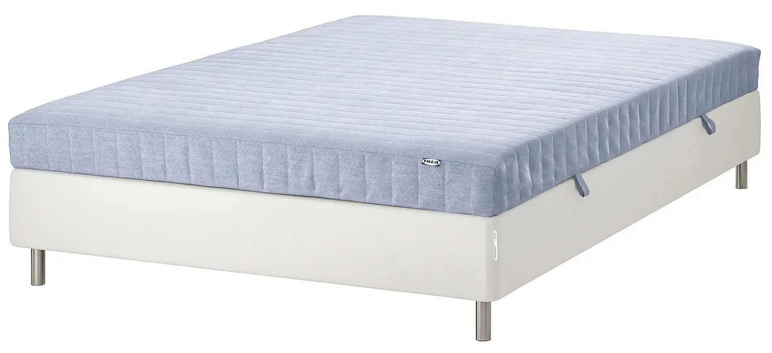 Pat Ikea Espevar/Vadso Bjorli 10cm 140х200 (Alb/Extra Ferma Bleu)