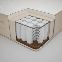 Pat Ikea Espevar/Vatnestrom Bjorli 10cm 90х200 (Alb/Ferma Natur) Thumb