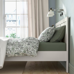 Кровать Ikea Fagelfjallet/Lindbaden 140x200 (Грязный белый) Thumb