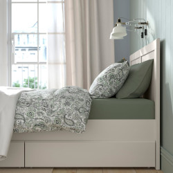 Pat Ikea Fagelfjallet/Luroy 4 sertare 140x200 (Alb murdar) Thumb