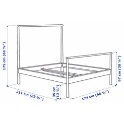 Pat Ikea Gjora Lonset 160x200 (Mesteacan) Thumb
