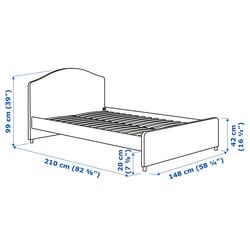 Pat Ikea Hauga 140x200 (Visle Gri) Thumb
