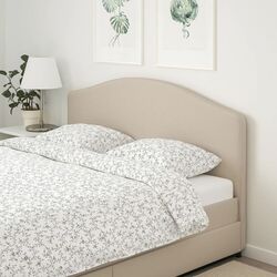 Pat Ikea Hauga 4 cutii depozitare 160х200 (Lofallet Bej) Thumb