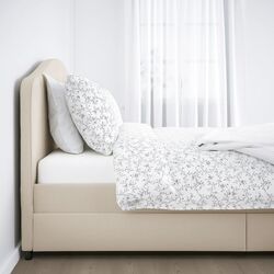 Pat Ikea Hauga 4 cutii depozitare 160х200 (Lofallet Bej) Thumb