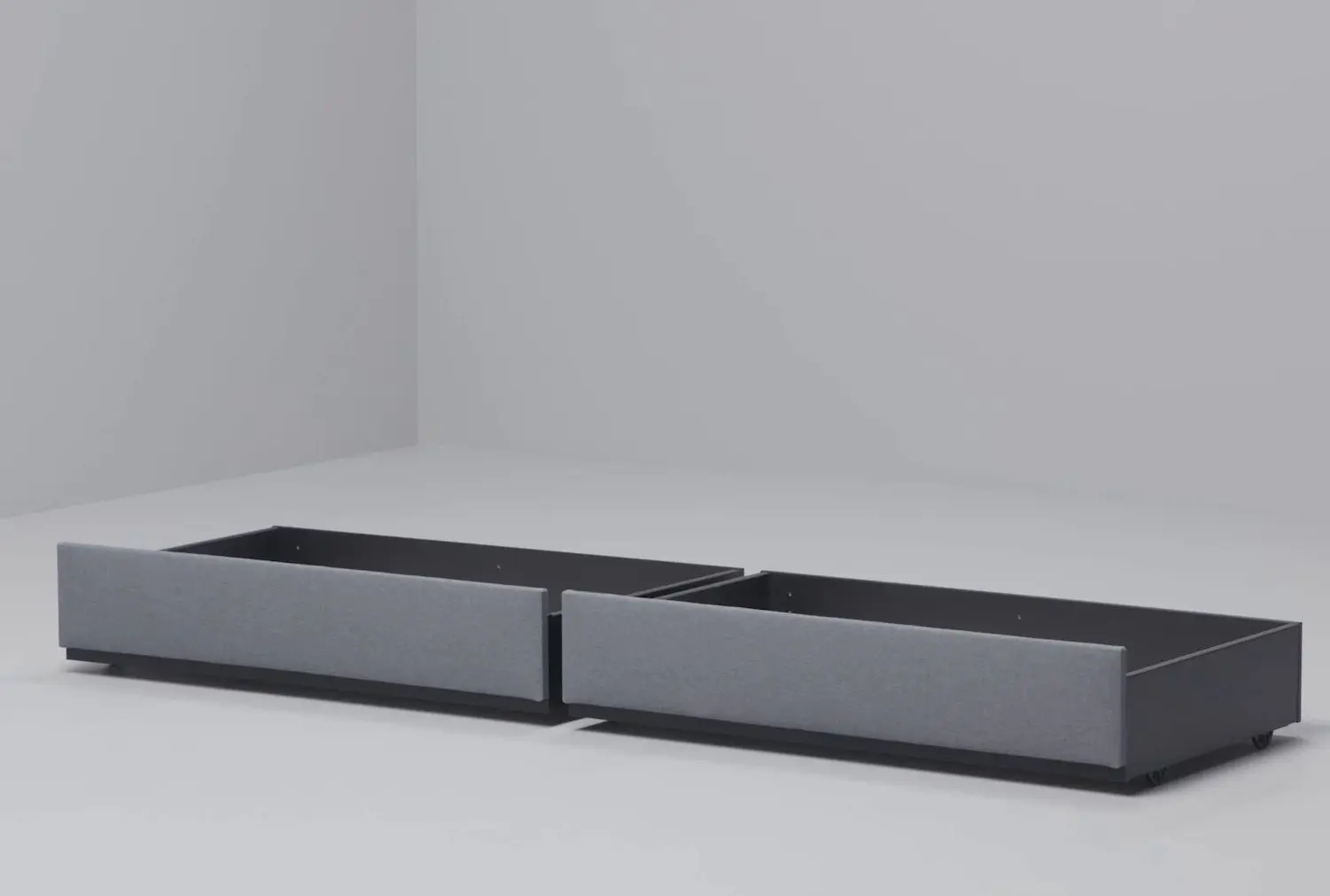 Кровать Ikea Hauga 4 ящика 160х200 (Висле Серый) - 2