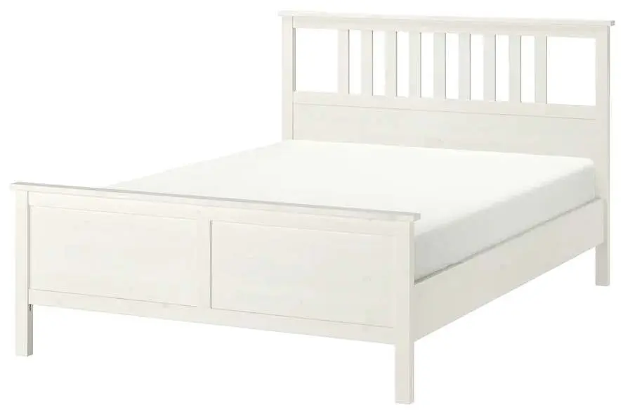 Кровать Ikea Hemnes 160x200 (Белая Морилка/Лонсет)