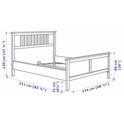 Pat Ikea Hemnes 160x200 (Alb) Thumb