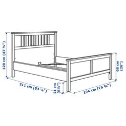 Pat Ikea Hemnes Lindbaden 180х200 (Alb) Thumb
