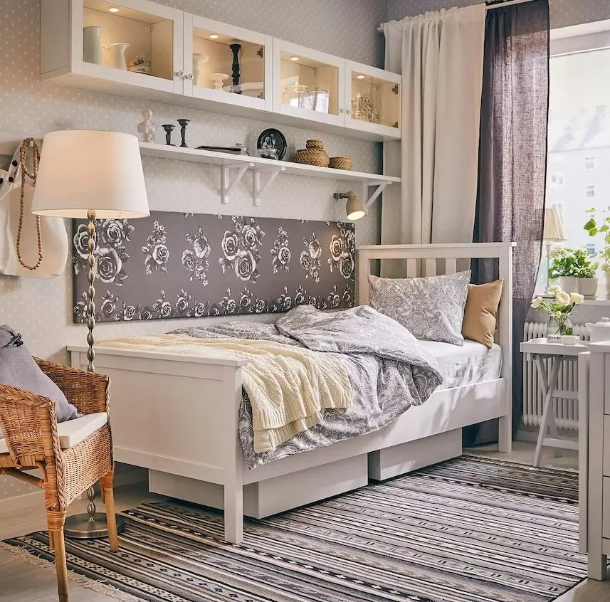 Pat Ikea Hemnes Lindbaden 90х200 (Alb)