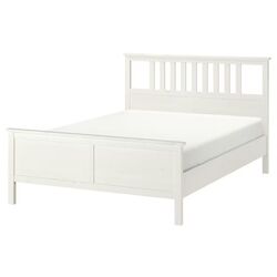 Кровать Ikea Hemnes Lonset 140х200 (Белая Морилка)