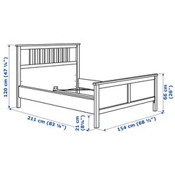 Pat Ikea Hemnes Luroy 140х200 (Gri) Thumb