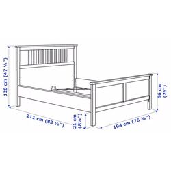 Кровать Ikea Hemnes Luroy 180x200 (Белый) Thumb