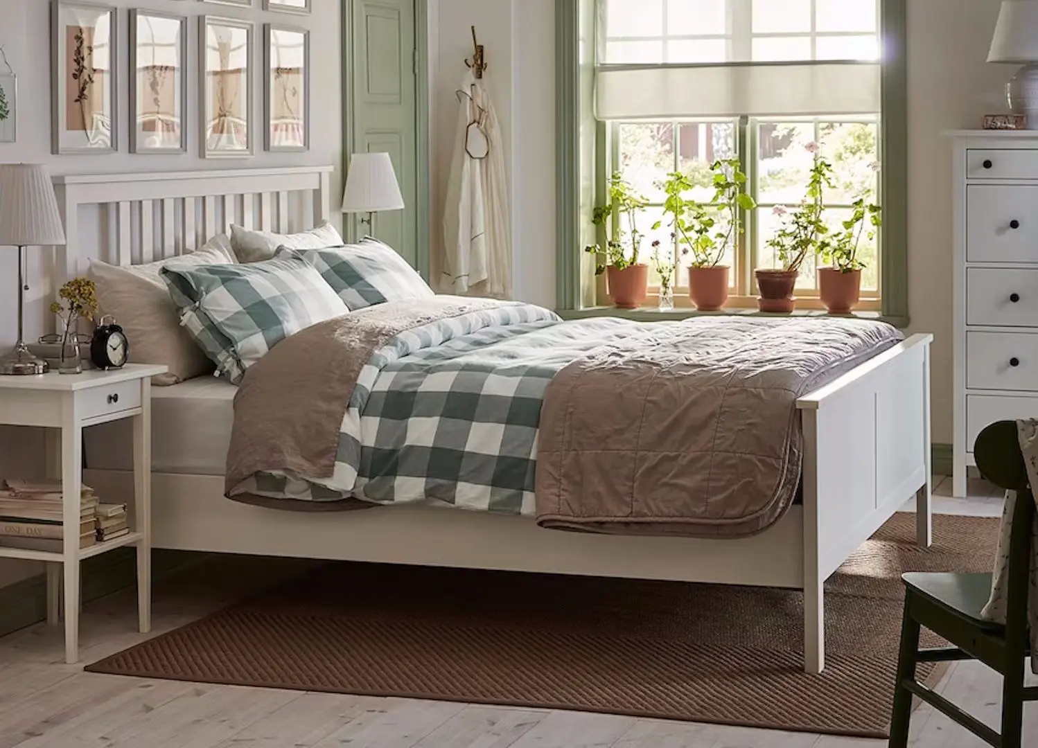 Кровать Ikea Hemnes Luroy 180x200 (Белый)