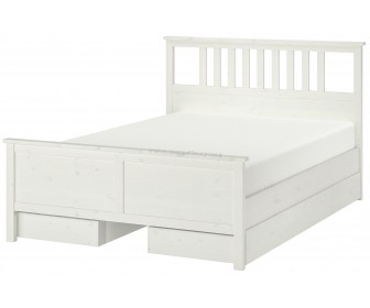 Кровать Ikea Hemnes Luroy 4 ящика 160х200 (Белый)