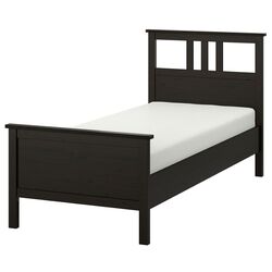 Pat Ikea Hemnes Luroy 90х200 (Negru-Maro) Thumb
