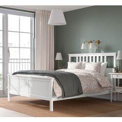 Кровать Ikea Hemnes Valevag 140x200 (Белый/Экстра Жесткий)