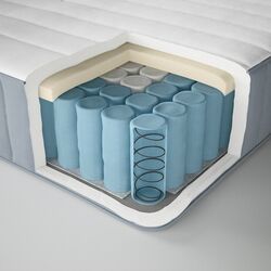 Кровать Ikea Hemnes Valevag 160x200 (Белый/Жесткий) Thumb