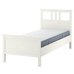 Кровать Ikea Hemnes Valevag 90x200 (Белый/Жесткий) Thumb