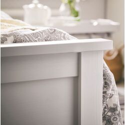 Кровать Ikea Hemnes Valevag 90x200 (Белый/Жесткий) Thumb