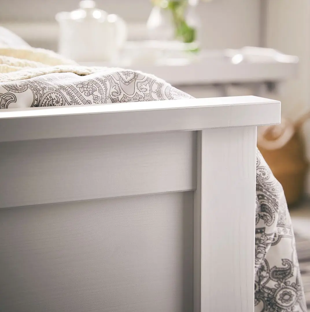 Кровать Ikea Hemnes Valevag 90x200 (Белый/Жесткий) - 9