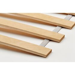 Pat Ikea Hemnes/Valevag ferma/cu saltea 140x200 (Alb) Thumb