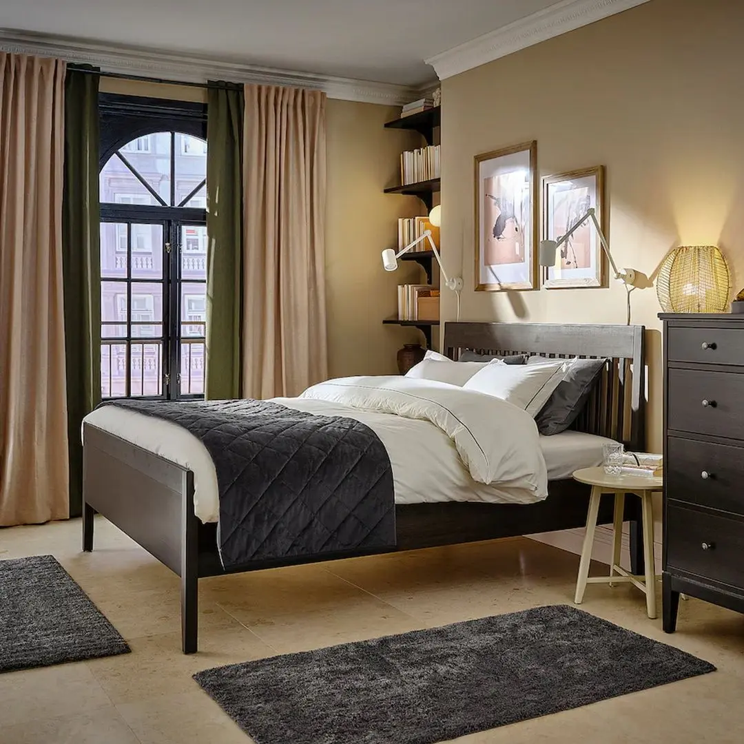 Pat Ikea Idanas 140x200 (Maro Inchis Vopsit)