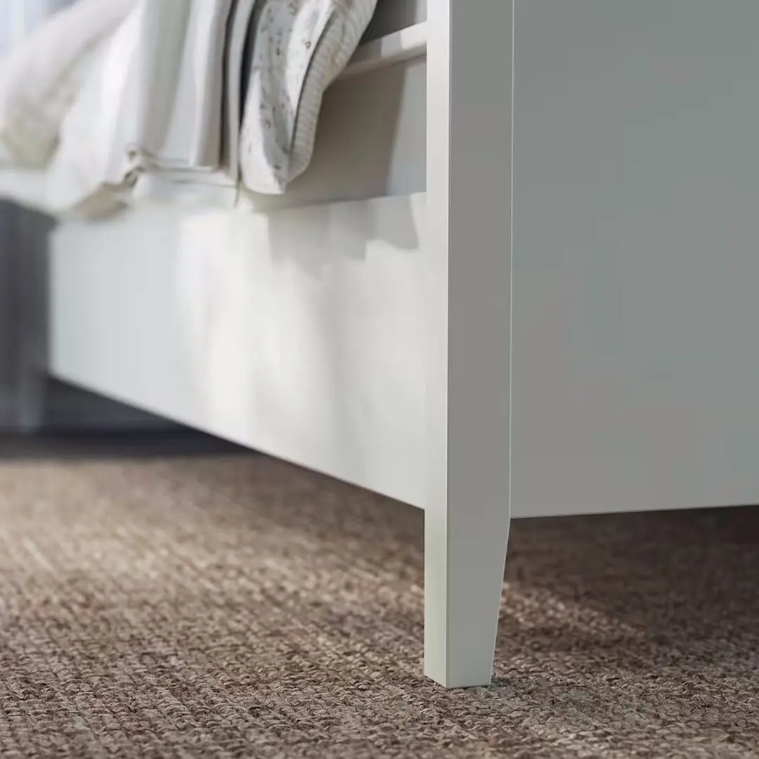 Pat Ikea Idanas Lindbaden cu depozitare 160x200 (Alb)