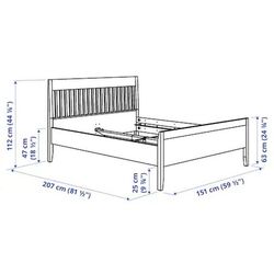 Pat Ikea Idanas Luroy 140х200 (Alb) Thumb