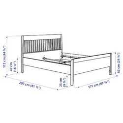Pat Ikea Idanas Luroy 160х200 (Maro Inchis) Thumb