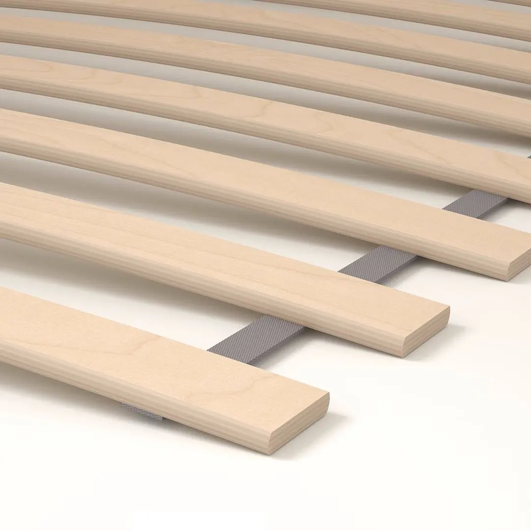Pat Ikea Idanas Luroy cu depozitare 140x200 (Negru Maro) - 9
