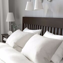 Pat Ikea Idanas Luroy cu depozitare 140x200 (Negru Maro) Thumb
