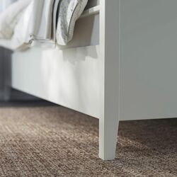 Pat Ikea Idanas Luroy cu depozitare 160x200 (Alb) Thumb