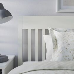 Pat Ikea Idanas Luroy cu depozitare 160x200 (Alb) Thumb