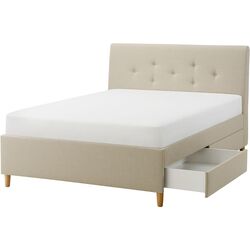 Pat Ikea Idanas/Naggen cu 4 sertare 140x200 (Bej) Thumb
