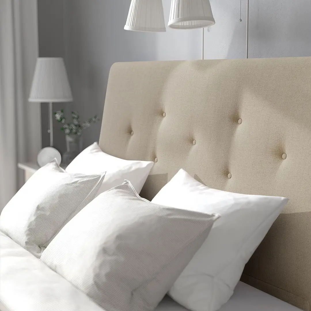 Pat Ikea Idanas/Naggen cu mecanism de ridicare 140x200 (Bej)