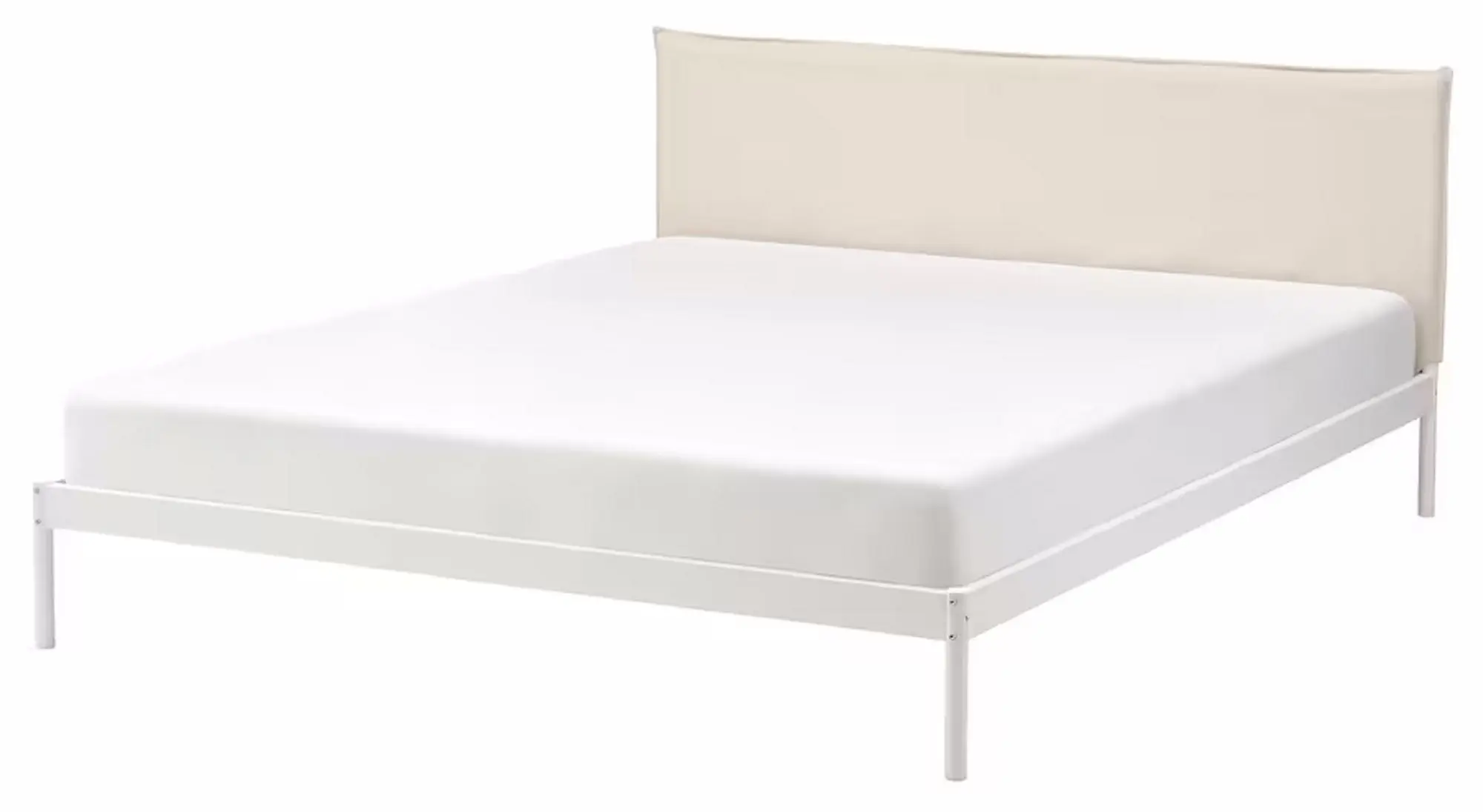 Pat Ikea Kleppstad 160x200 (Alb/Vissle Bej)