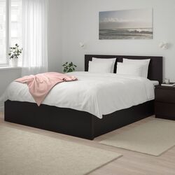 Pat Ikea Malm 160х200 (Negru-Maro) Thumb