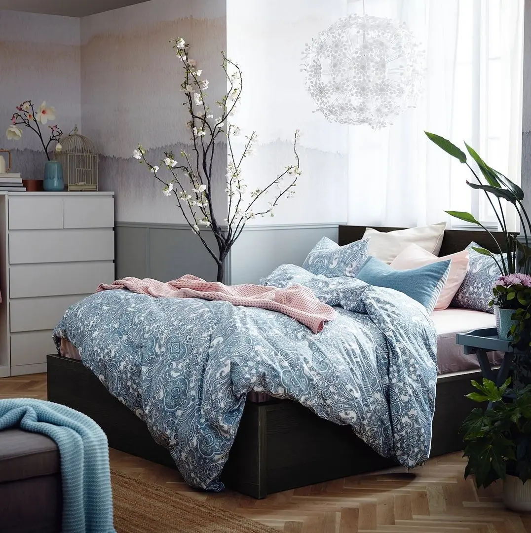 Pat Ikea Malm 160х200 (Negru-Maro)