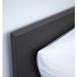 Pat Ikea Malm 2 cutii depozitare 90х200 (Negru-Maro) Thumb