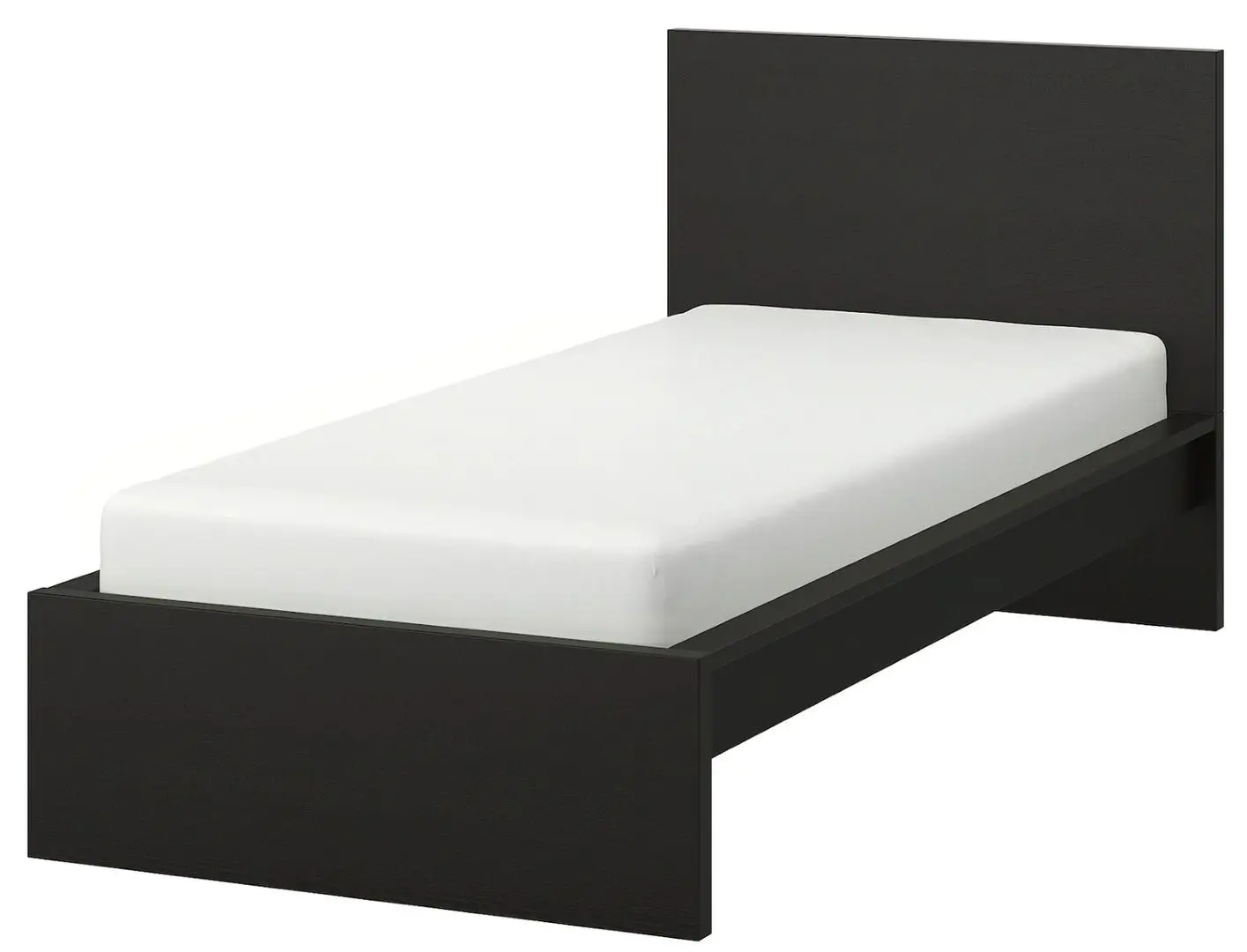 Pat Ikea Malm 90х200 (Negru-maro)