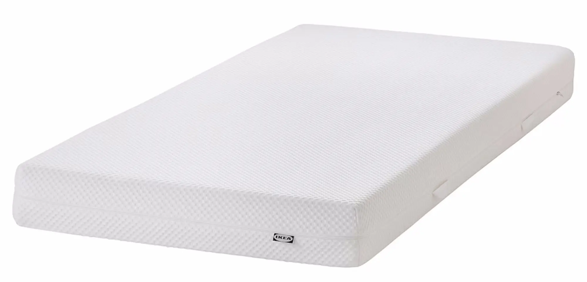 Pat Ikea Malm/Abygda ferma/cu saltea 90x200 (Alb) - 14