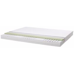 Pat Ikea Malm/Abygda ferma/cu saltea 90x200 (Alb) Thumb